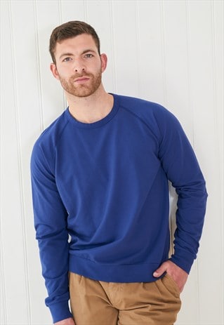 oversized light blue sweatshirt