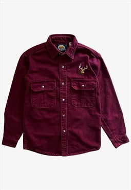 Vintage Y2K Men's Cabela's Deer Embroidered Shirt