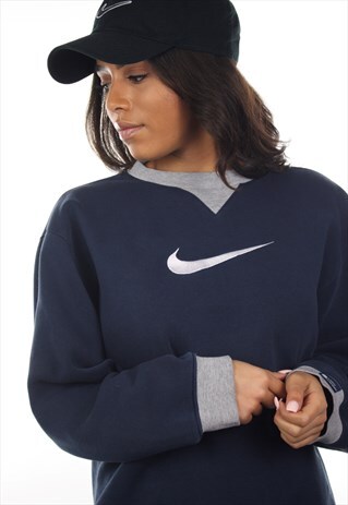 VINTAGE NIKE BIG LOGO SWEATSHIRT JUMPER