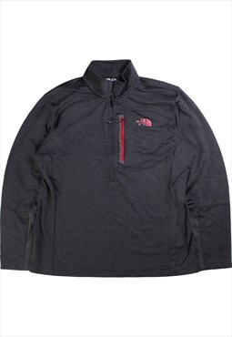 Vintage  The North Face Fleece Jumper Quarter Zip Grey