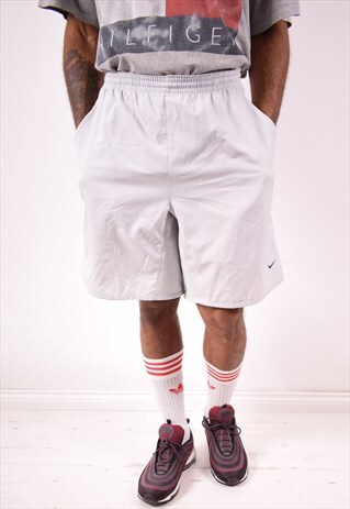 NIKE MENS VINTAGE SHORTS XL GREY 90S