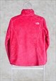 VINTAGE THE NORTH FACE FAUX FUR FLEECE PINK WOMEN'S SMALL