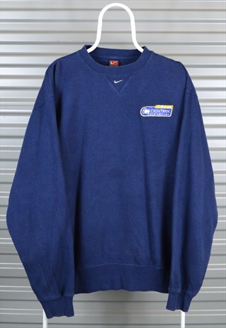 NIKE CENTRAL LOGO SWEATSHIRT NAVY XL