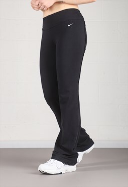 Vintage Nike Joggers Black Activewear Yoga Sweatpants Small