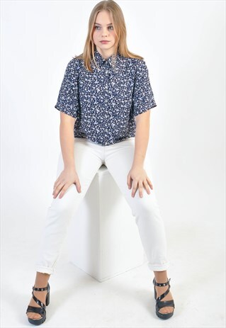 VINTAGE 90'S SHIRT IN FLOWER PRINT