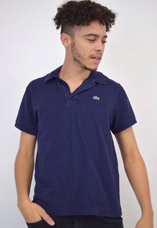 VINTAGE 90S LACOSTE NAVY POLO SHIRT