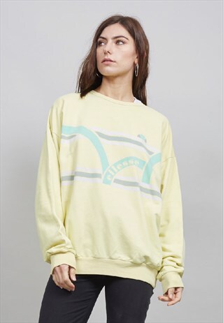 ellesse yellow sweatshirt