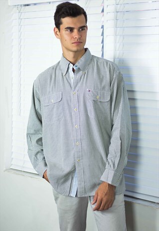 VINTAGE TOMMY HILFIGER SHIRT LOGO 90S XL 9.9