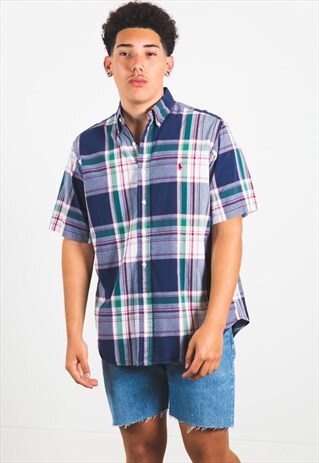 VINTAGE 80 POLO RALPH LAUREN SHORT SLEEVE SHIRT / S3106