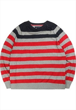 Vintage  Tommy Hilfiger Jumper / Sweater Striped Crewneck