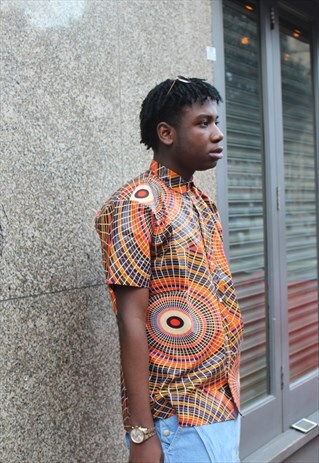 AFRICAN PRINT SHIRT - DASHIKI SHIRT - AFRICAN TOP -