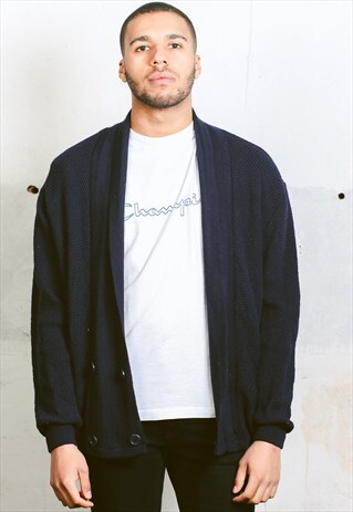 VINTAGE SHAWL COLLAR CARDIGAN