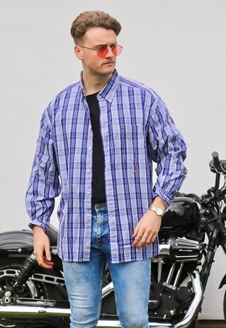 TOMMY HILFIGER USA PLAID CHECK SHIRT