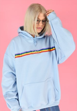 G&G UNISEX BB RAINBOW RIBBON HOOD