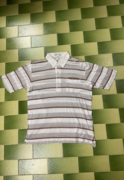 Vintage Burberrys striped Polo Shirt Burberry Short Sleeve
