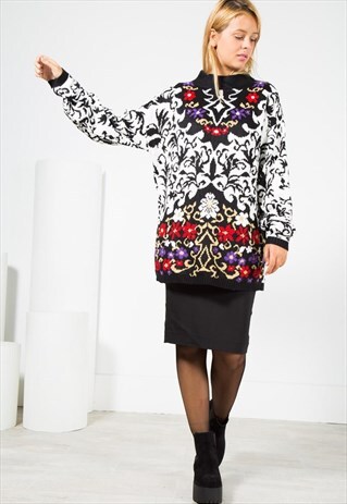 ON SALE VINTAGE 80S CLASSIC KNITWEAR JUMPER/ S0055
