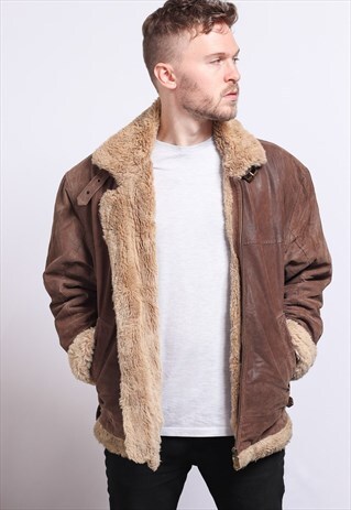 VINTAGE LEATHER AVIATOR JACKET
