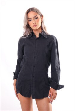 Vintage Just Cavalli Long Sleeve Shirt in Black