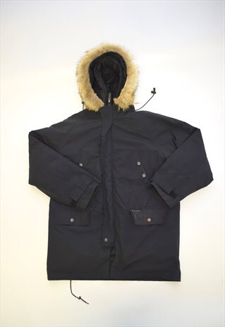 VINTAGE 90S ALPHA 2 IN 1 BLACK WINTER JACKET