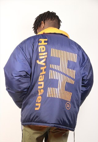VINTAGE HELLY HANSEN REVERSIBLE PUFFER COAT