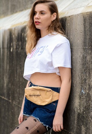 CROPPED T-SHIRT WITH GRAPHIC PRINT