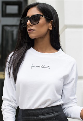 FEMME LIBERTE SLOGAN JUMPER