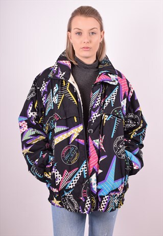 WOMENS VINTAGE JACKET XL MULTI 90S