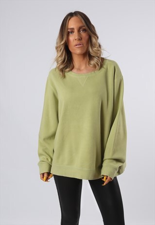 SWEATSHIRT JUMPER OVERSIZED PLAIN UK 18 (GO4C)