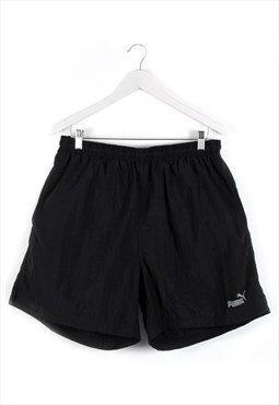 vintage PUMA shorts black 90s nylon festival leisure OG