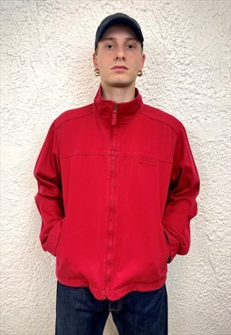Vintage BEST COMPANY denim red jacket