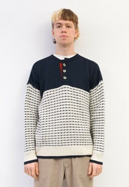 NEW TIME Vintage Norwegian men's XL Jumper Pullover Sweater 