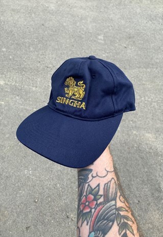 Vintage Singha beer Thailand Embroidered Hat Cap