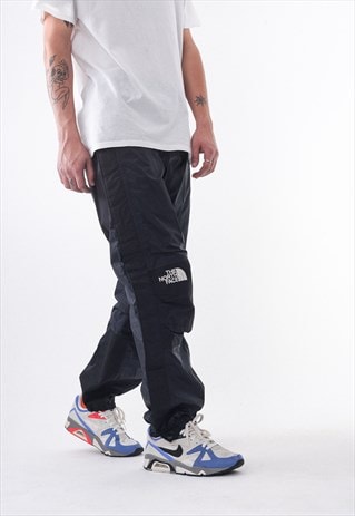 VINTAGE THE NORTH FACE SHELL GORE TEX PANTS 90S BLACK