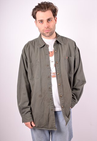 CARHARTT MENS VINTAGE OVERJACKET XL KHAKI 90S