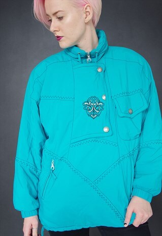 VINTAGE GREEN HIBERNIA SKI JACKET