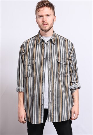 VINTAGE CORDUROY CORD SHIRT