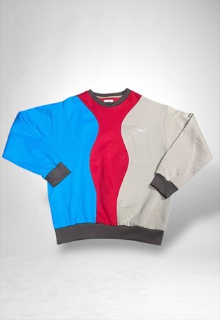 Reworked Nike Embroidered Sweatshirt
