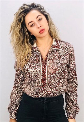 VINTAGE OVERSIZED PATTERN SHIRT