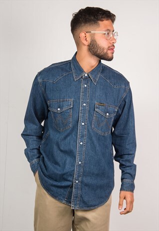 VINTAGE WRANGLER DENIM SHIRT
