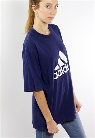ADIDAS T-SHIRT / BLUE T-SHIRT ADIDAS