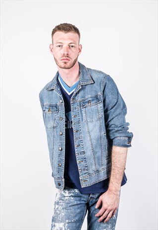 VINTAGE 1990S BLUE DENIM JACKET