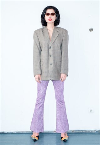 VINTAGE OVERSIZED SUIT JACKET / UNISEX