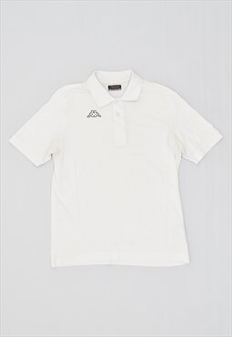 Vintage 90's Kappa Polo Shirt White