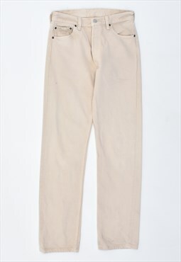 Vintage 90's Levi's Jeans Slim Off White