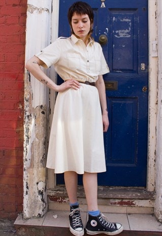 VINTAGE CREAM DRESS