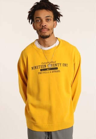 VINTAGE NIKE PRINTED LOGO SWEATSHIRT