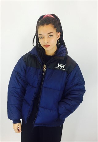 VINTAGE HELLY HANSON EMBROIDERED PUFFER COAT