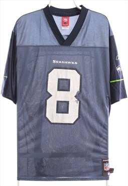 NFL 90's Seattle Seahawks NFL 8 Hasselbeck Jersey Medium Blu