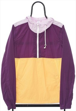 Vintage ColourBlock Purple Windbreaker Jacket Womens