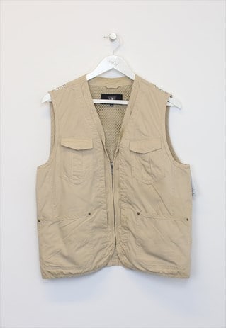 Vintage Playboy Collection vest in beige. Best fits M